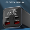 20000mAh large capacity | Laptop power bank | PD 100W | Portable backup power | With light | Multiple plugs - Image 5