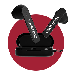 custom bbluetooth headphones and logo