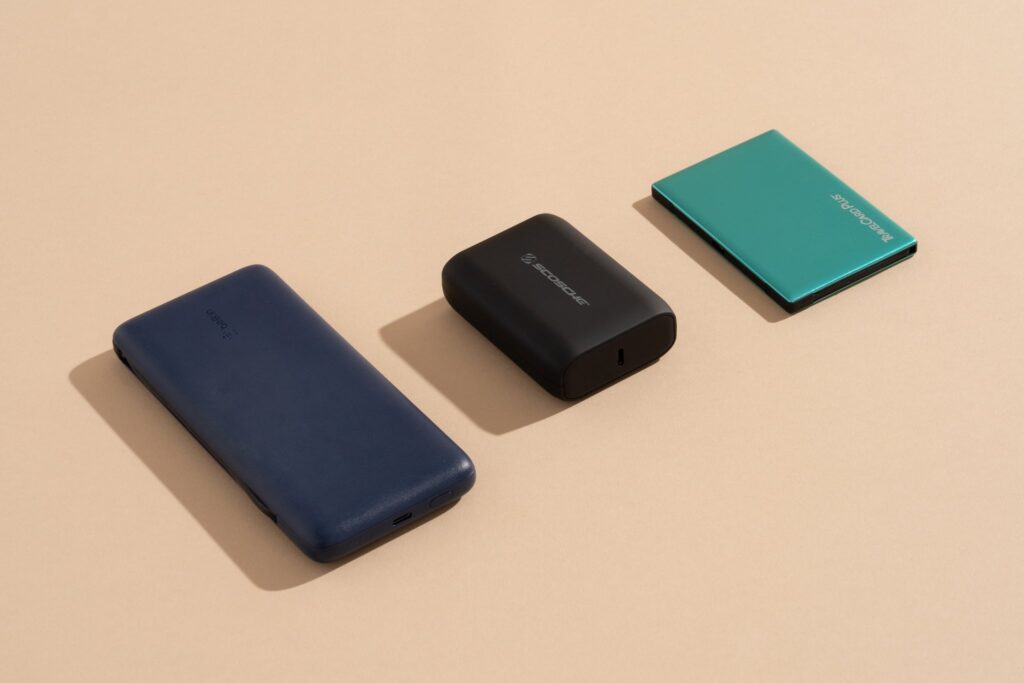 capacity (mAh) and portability and charging speeds power banks